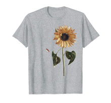 Load image into Gallery viewer, Sunflower T-Shirt Helianthus Annuus Botanical Art, Flower