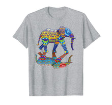 Load image into Gallery viewer, Colorful Indian Elephant T-shirt Spring Color Festival Gift