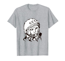 Load image into Gallery viewer, 1961 - Yuri Gagarin - First Man in Space T-Shirt Lineart