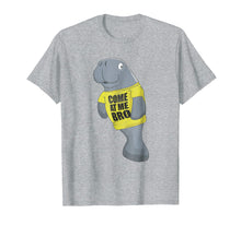 Load image into Gallery viewer, Funny Come at me bro manatee distressed shirt