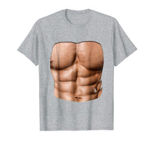 Load image into Gallery viewer, Mens Fake Muscle Under Clothes Shirt Chest Six Pack Abs T-Shirt