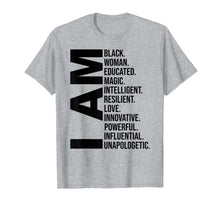 Load image into Gallery viewer, I Am Black Woman Black History Month Educated Black Girl T-Shirt-239261