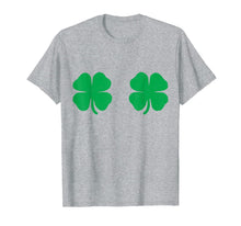 Load image into Gallery viewer, Irish Shamrock Boobs Saint St.Patrick's Paddys Day T-Shirt-97960