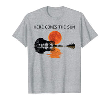 Load image into Gallery viewer, Here Comes The Sun Guitar Shadow Sunset T-Shirt