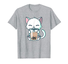 Load image into Gallery viewer, Boba Cat Drinking Boba Kitten Kawaii Japanese Kitty T-Shirt T-Shirt-851931