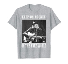 Load image into Gallery viewer, Keep on Rocking Neil shirts Young Funny The Free World Gifts T-Shirt