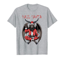 Load image into Gallery viewer, Christmas Hail Santa Satanism Goat Baphomet Atheist Satan T-Shirt
