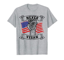 Load image into Gallery viewer, Never Vegan Carnivore Diet Steak Power T-Shirt