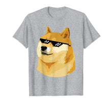 Load image into Gallery viewer, Doge T-shirt with deal with it glasses