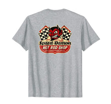 Load image into Gallery viewer, Speed Demon! Retro Hot Rod Shop T-Shirt