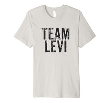 Load image into Gallery viewer, Team Levi Black Distressed Vintage Design Baseball Football Premium T-Shirt
