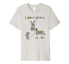 Load image into Gallery viewer, I Don&#39;t Give A Rats Ass Mouse Walking Donkey Gift Premium T-Shirt
