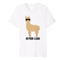 Load image into Gallery viewer, No Prob-llama Tee by Trending Farm Shirt
