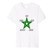 Load image into Gallery viewer, L.T.P.F.J. Moroccan Flag T Shirt Moorish American PREMIUM
