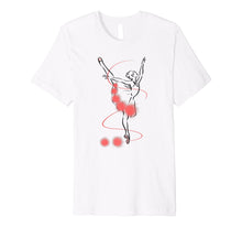 Load image into Gallery viewer, Ballerina T-shirt, Ballet on Pointe Shoes and Sports
