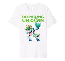 Load image into Gallery viewer, Earth Day Tshirt with Dabbing Unicorn for Kids and Teachers
