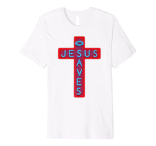 Load image into Gallery viewer, Glorious Jesus Saves Christian Spiritual Quotes T Shirt
