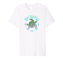 Load image into Gallery viewer, Barbados T-Shirt Vintage Tribal Turtle Gift Premium T-Shirt
