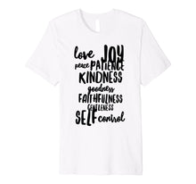 Load image into Gallery viewer, Fruit of the Spirit Galatians 5:22-23 - Christian Shirt
