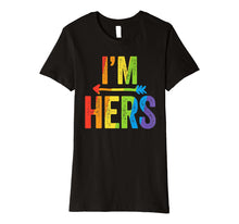 Load image into Gallery viewer, I&#39;m Hers Lesbian Pride Shirt LGBT Bride Wedding Pride
