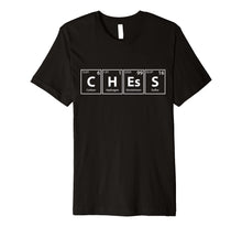 Load image into Gallery viewer, Chess Periodic Table Elements Spelling T-Shirt
