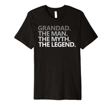 Load image into Gallery viewer, Mens GRANDAD Grandfather Birthday Gift Funny Father&#39;s Day T Shirt

