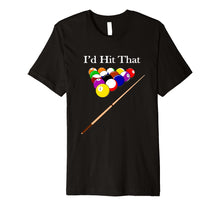 Load image into Gallery viewer, Funny Pool Hall Shark Billiards Player Hustler T-shirt

