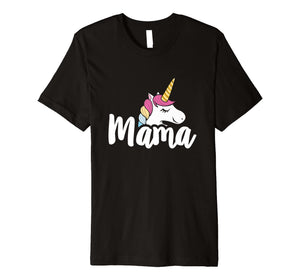 Mom Life Shirts Mama Tees Unicorn Horse Women Grandma Gifts