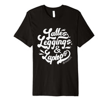 Load image into Gallery viewer, Latte Leggings &amp; Laptop Blogger Life T-Shirt
