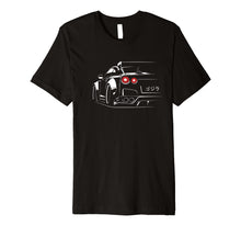 Load image into Gallery viewer, Automotive Apparel: JDM Tuning Legend, Boosted Car Shirt BW
