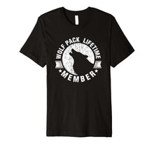 Load image into Gallery viewer, Lifetime Wolf Pack Member Distressed Howling T-shirt
