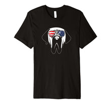 Load image into Gallery viewer, English Mastiff American Flag Shirt USA Patriotic Dog Gift
