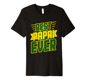 Best Papai Ever Awesome Brazilian Dad Brazil T-shirt Gift