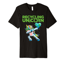 Load image into Gallery viewer, Earth Day Tshirt with Dabbing Unicorn for Kids and Teachers
