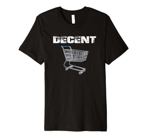Decent t-shirt with shopping cart