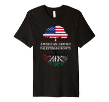 Load image into Gallery viewer, American Grown with Palestinian Roots - Palestine T-Shirt
