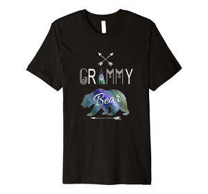 Grammy Bear TShirt Family Rustic Tribal Christmas Camping