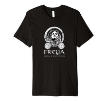 Load image into Gallery viewer, Nordic Viking Mythology Goddess Freyja Asatru Pagan Gift Premium T-Shirt
