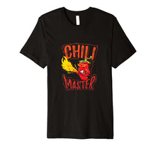 Load image into Gallery viewer, Chili Master Food Contest Cook Off Red Pepper Gift TShirt
