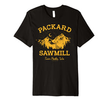 Load image into Gallery viewer, Twin Peaks Packard Sawmill Retro Vista Logo Premium T-Shirt
