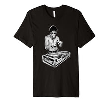Load image into Gallery viewer, Bruce DJ Shirt for Vinyl Record or Kung Fu Lovers T-Shirt Premium T-Shirt
