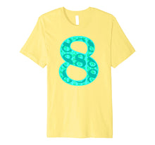 Load image into Gallery viewer, Number #8 Shirt, Girls 8th BDay Party 8 Years Old Gift
