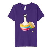 Load image into Gallery viewer, Baby Llama Hatching From Easter Egg Easter Day Shirt
