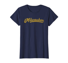 Load image into Gallery viewer, I Love Milwaukee MKE Vintage Baseball Sports Script T-Shirt
