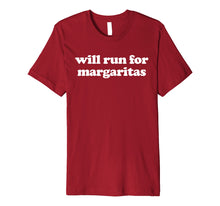 Load image into Gallery viewer, Cinco De Mayo Running T-Shirt - Will Run For Margaritas
