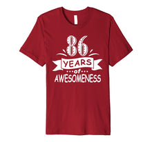 Load image into Gallery viewer, 86th Birthday Gifts Vintage 33 Awesome Since 1933
