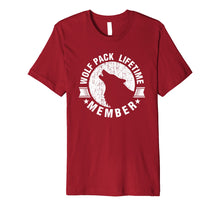 Load image into Gallery viewer, Lifetime Wolf Pack Member Distressed Howling T-shirt

