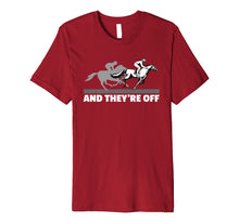 Load image into Gallery viewer, Horse Racing Shirts - And They're Off Horse Racing T-Shirt
