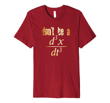 Load image into Gallery viewer, Don't Be a Jerk Equation Math Nerd T-shirt for Teachers
