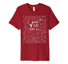 Load image into Gallery viewer, 40th Birthday Gift Shirt - Square Root of 1600: 40 Years Old
